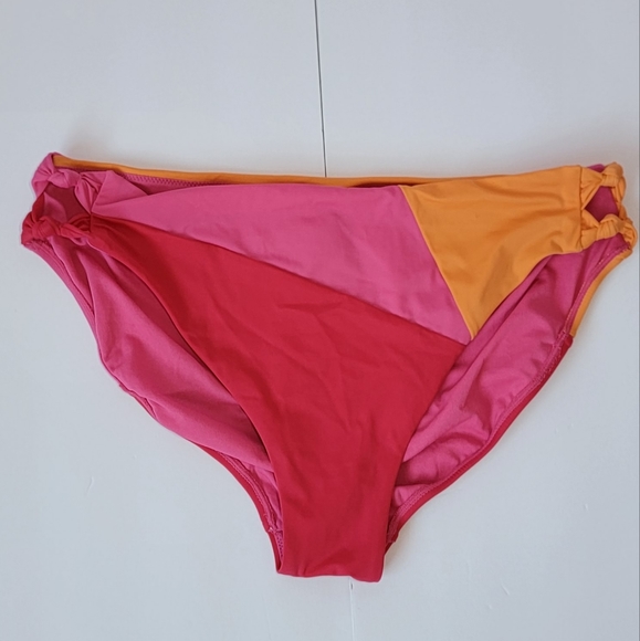 Swimsuits for All Women’s Plus Size Romancer Colorblock Bikini Bottom/ 18. - Picture 3 of 9